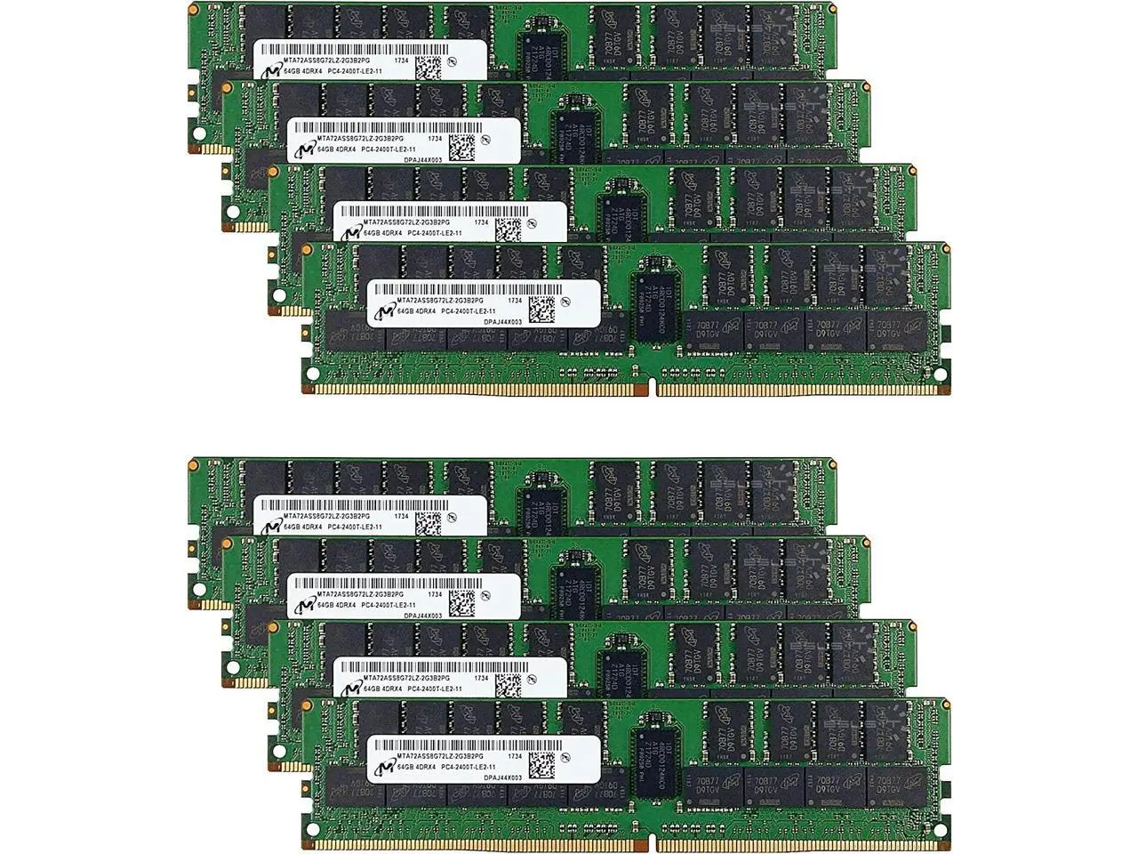 Micron DDR4-2933 LRDIMM 512GB Kit (8x64GB)