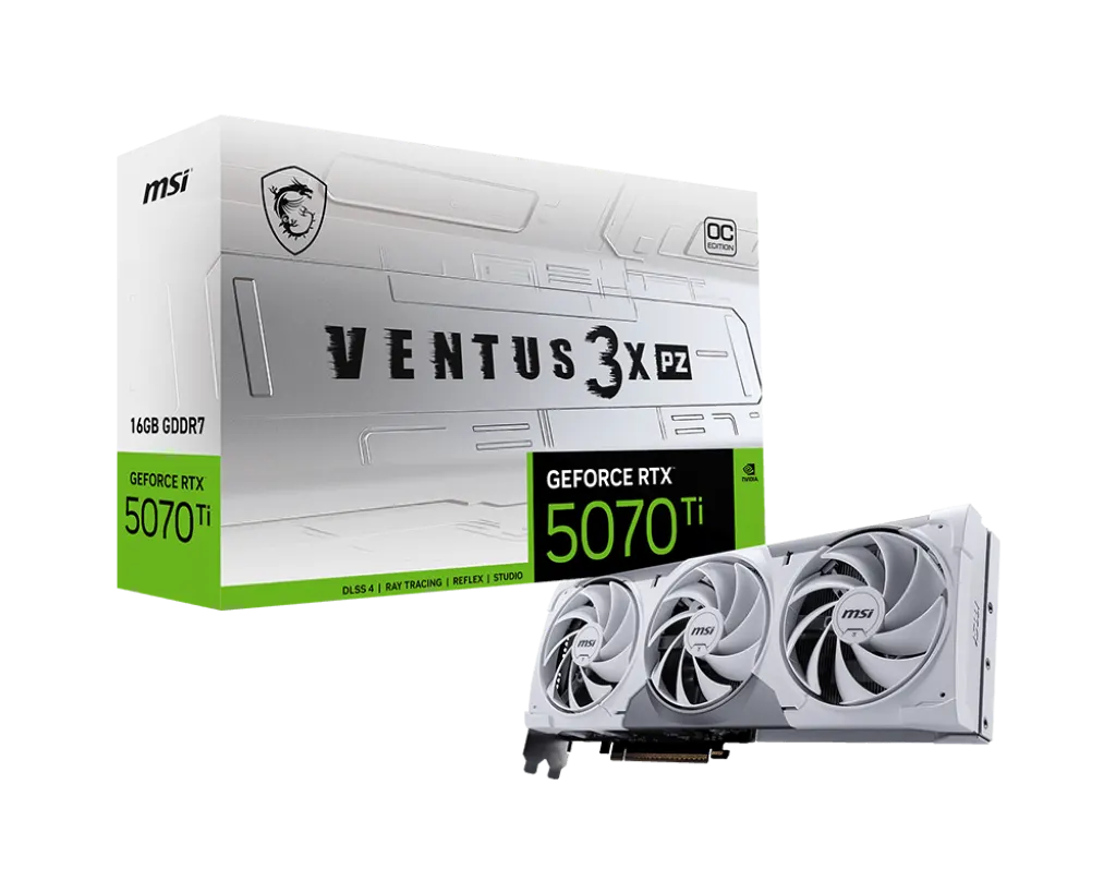 MSI GeForce RTX 5070 Ti 16GB VENTUS 3X