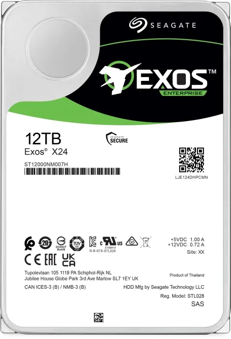 Seagate Exos X24 SAS 12TB